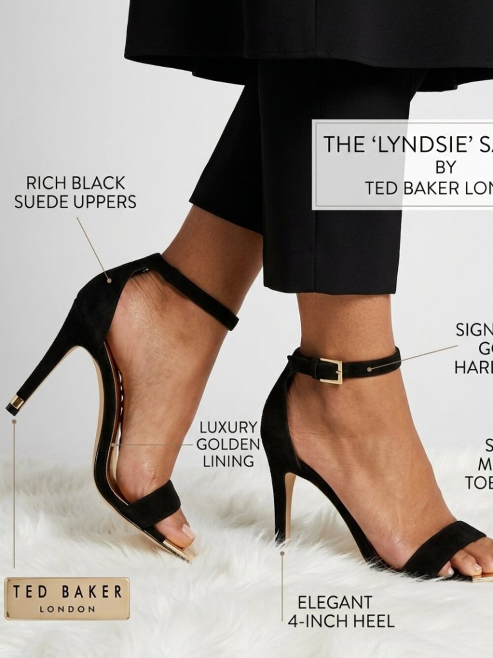 Ted Baker London  Suede Sandal